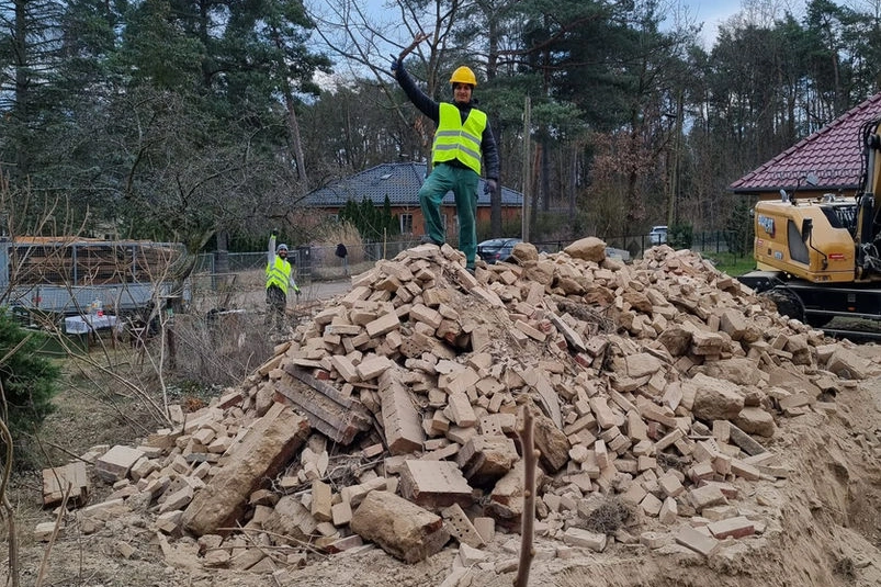 Rückbau eines Einfamilienhauses in Strausberg