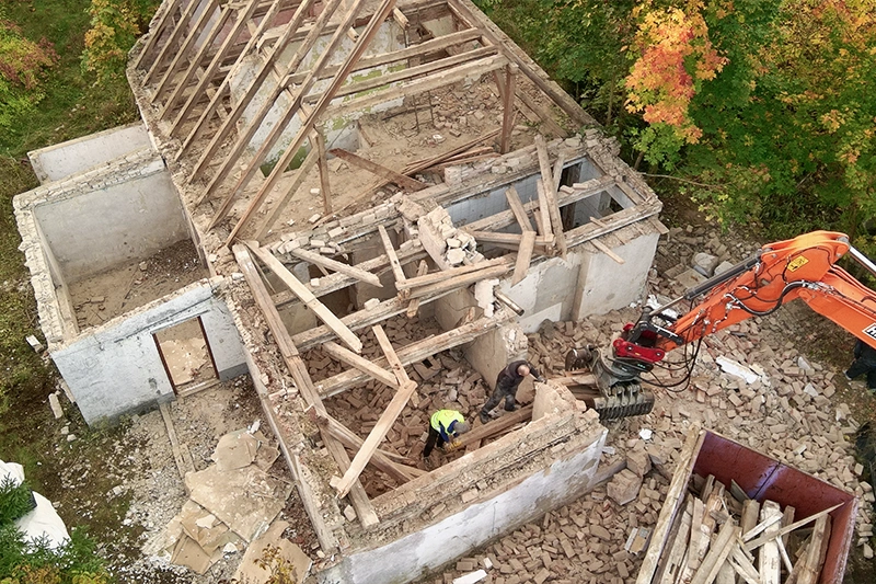 Abbruch Einfamilienhaus Angermünde